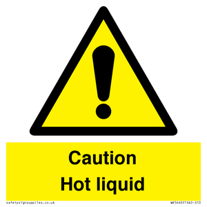 Caution Hot liquid